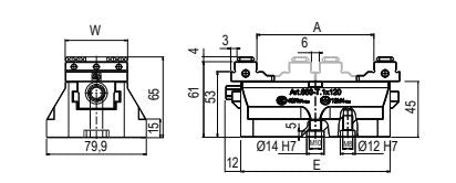 Gerardi Multitasking 5 Axis Vice with Self Centered Jaw (Width = 88mm, Opening = 136mm)