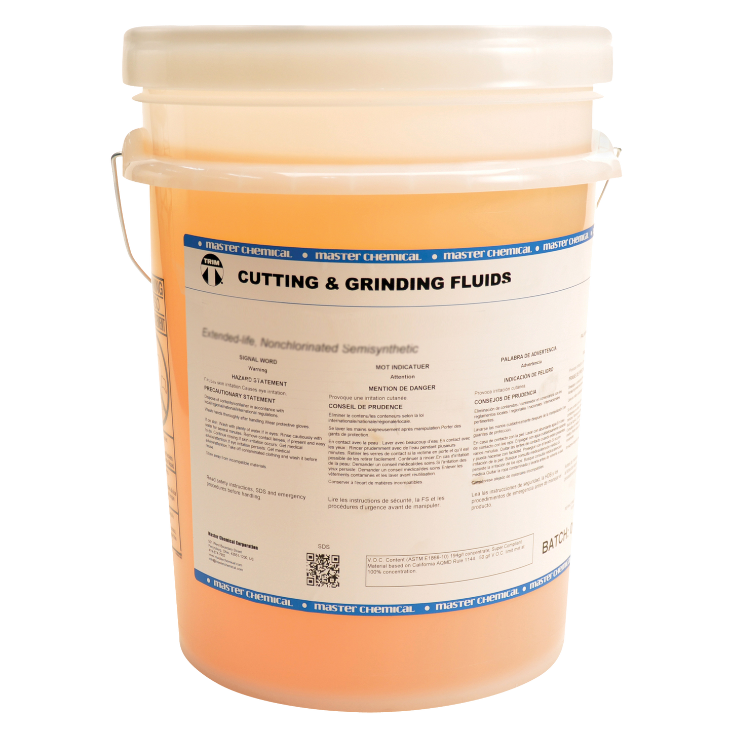 TRIM MicroSol 585XT (High-lubricity Semi-synthetic Micro-emulsion Coolant)