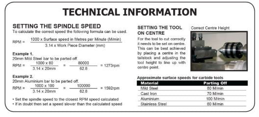 L029B PART OFF HOLDER (SUITS 32MM BLADE)