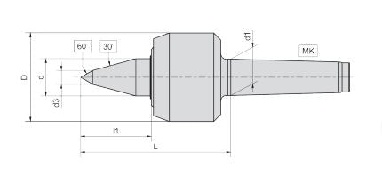 Live Centre Copy Point Heavy Duty Type (831 KOP)