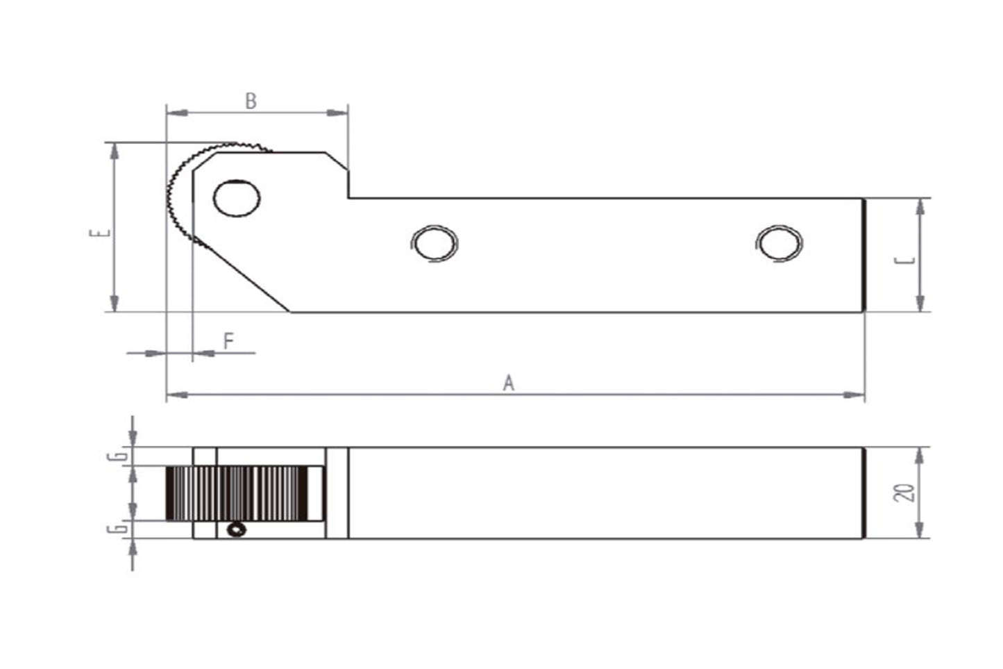 INTEGI FORM KNURLING M4 (Shank Height = 20mm)