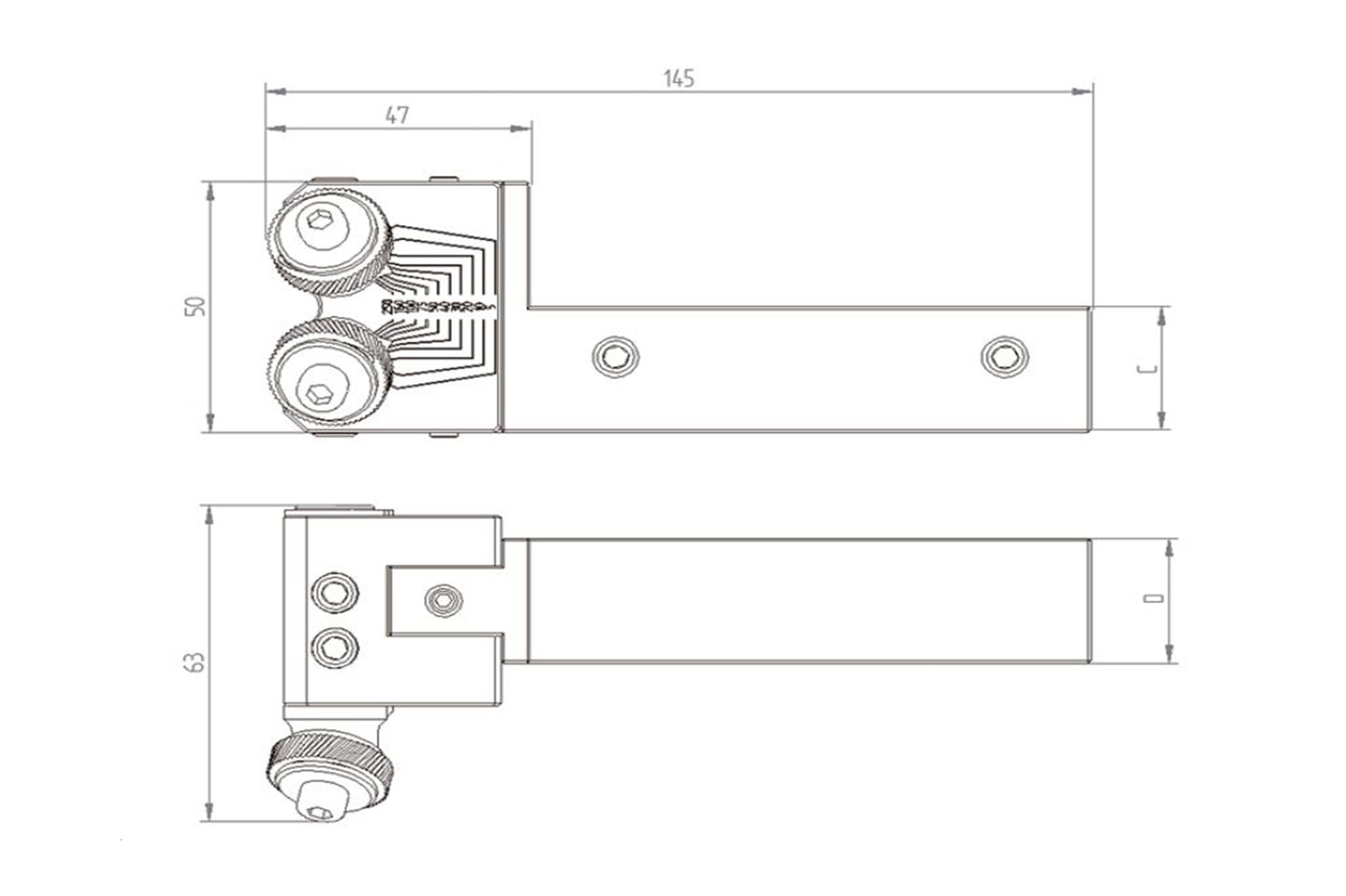 INTEGI CUT KNURLING MF 21 (Shank Height = 20mm)
