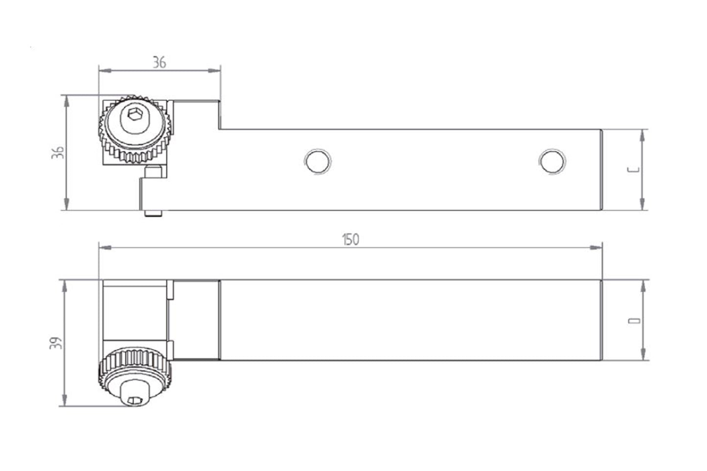 INTEGI CUT KNURLING MFS 21 (Shank Height = 25mm)