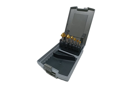 Countersink Set 90 DEG TIN coated (6pce)