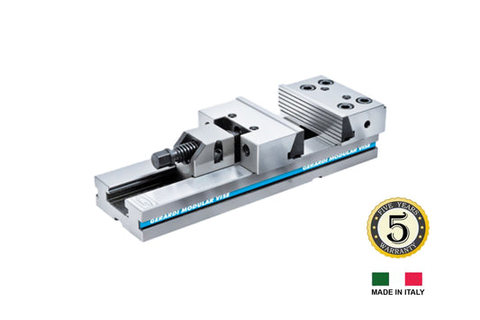 Gerardi Standard Precision Modular Vice with Solid Guided Movable Jaw (Width = 150mm, Opening = 200mm)
